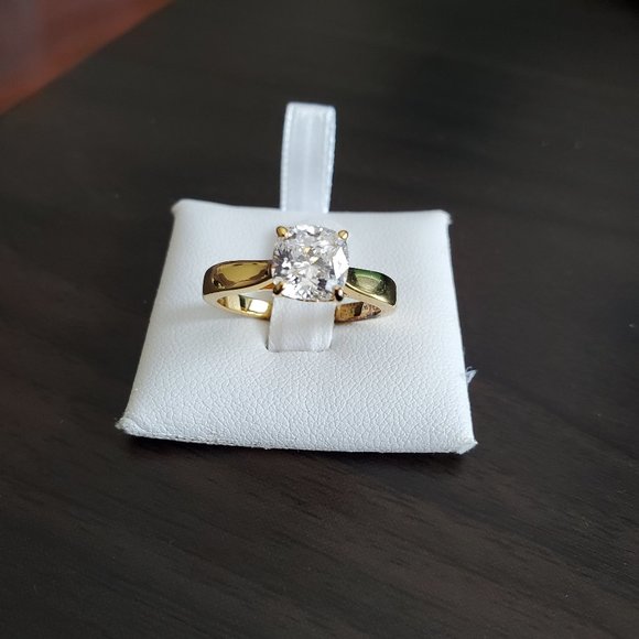 JTV Jewelry - Cushion Cut Solitaire
